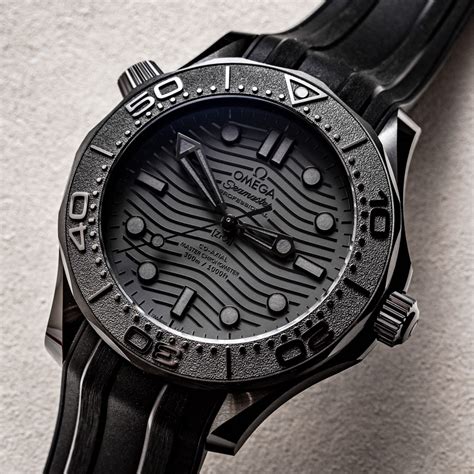 omega black face watch|omega seamaster black ceramic watch.